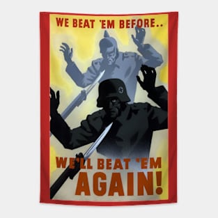 Let's Beat the Nazis Again Tapestry