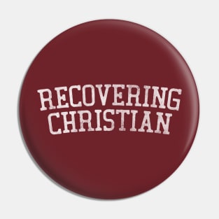 Recovering Christian Pin