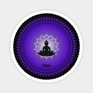 Ajna, Third Eye Chakra. Meditative, Mindfulness. Magnet
