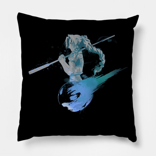 Final Fantasy Aerith COLOR Pillow by HybridEmblem