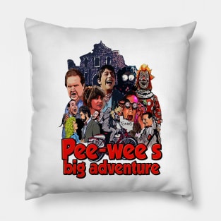 Pee wee herman tee Big adventure 80s movie Pillow