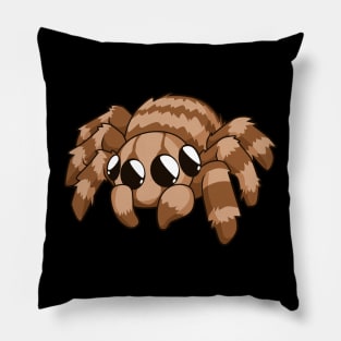 Kawaii jumping spider Pillow