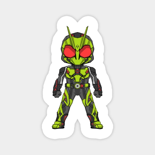 Kamen Rider Zero One T-Shirt Magnet by oliver artwork