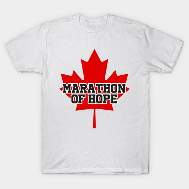 marathon of hope t shirt