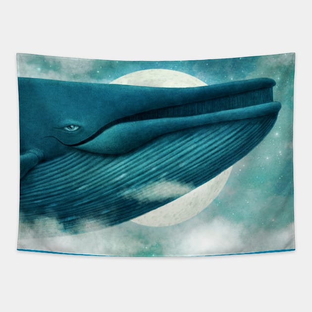 Dream Of The Blue Whale Tapestry by Terry Fan