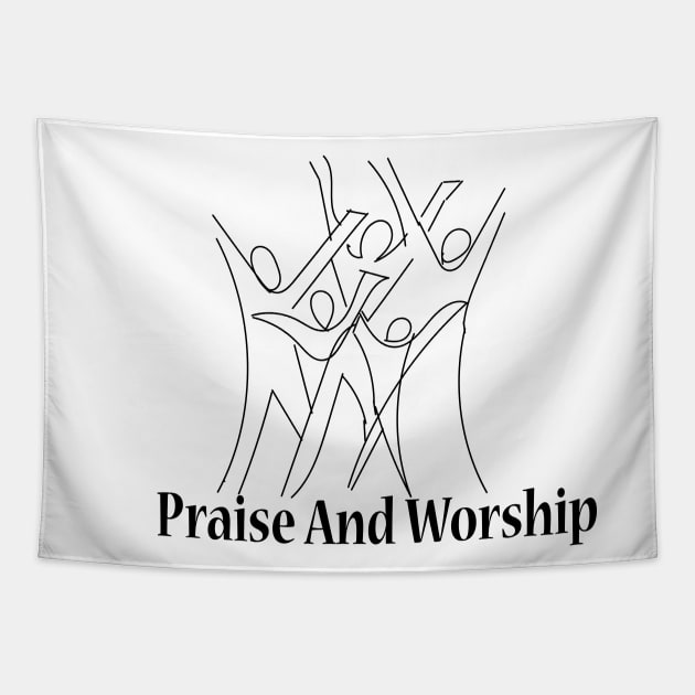 Praise And Worship Tapestry by FlorenceFashionstyle