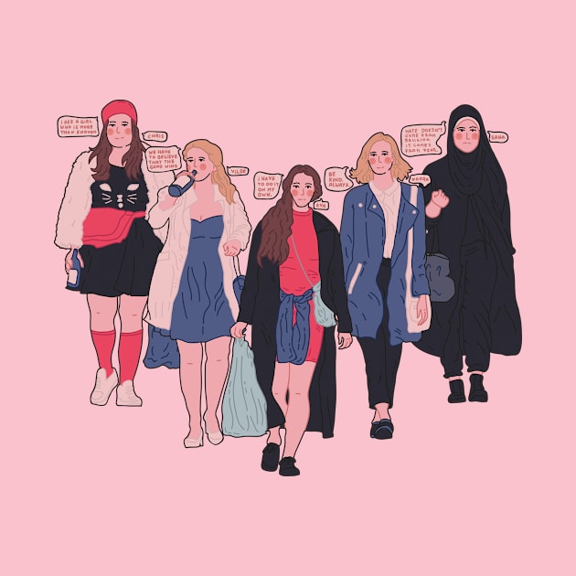 SKAM Girl Squad with quotes by nanaminhae