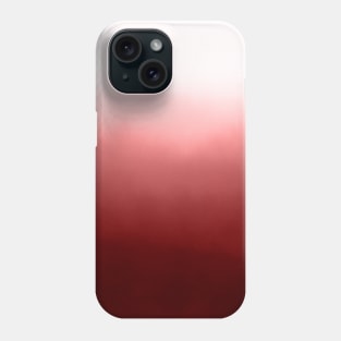 Boho Crimson Red Ombre Gradient Dip Dye Phone Case