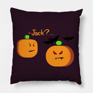 Halloween vampire pumpkin Pillow