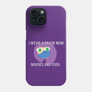 i wear a mask Phone Case