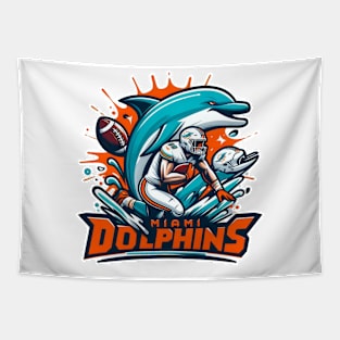 Miami football Tapestry