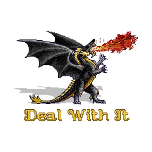 Black Dragon Deal With It T-Shirt