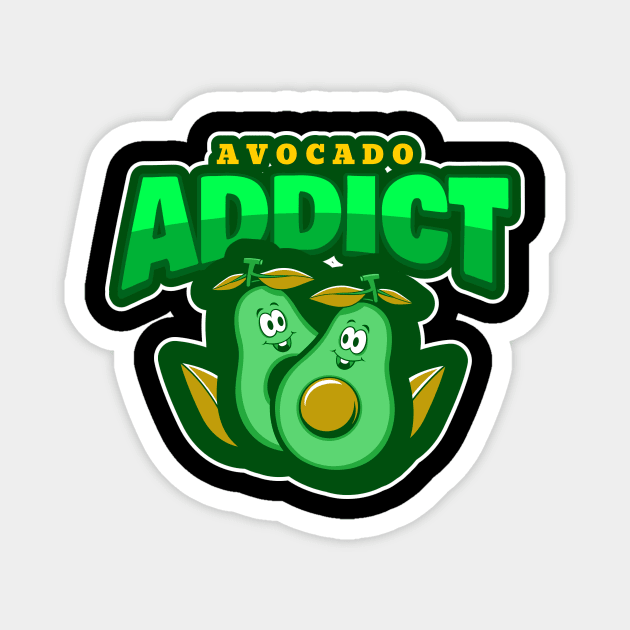 Avocado Addict Magnet by poc98