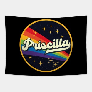 Priscilla // Rainbow In Space Vintage Style Tapestry
