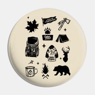 Outdoor life Pin