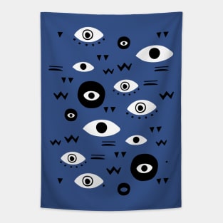 evil eye Tapestry