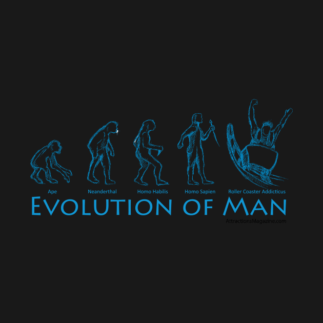 Evolution of Man by Attractions Magazine