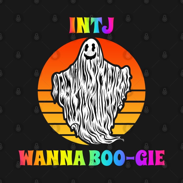 INTJ Wanna Boogie Groovy Halloween Party Retro Vintage by coloringiship