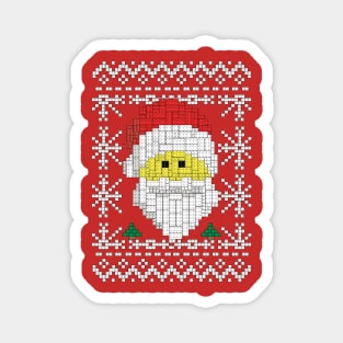 Santa ugly sweater Magnet