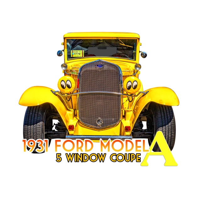 1931 Ford Model A 5 Window Coupe by Gestalt Imagery