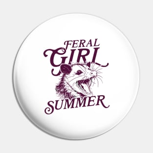 Feral-Girl-Summer Pin