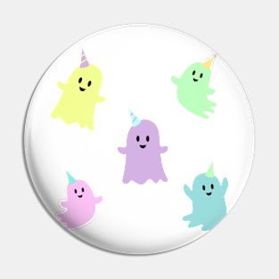 Pastel Ghosts Pin