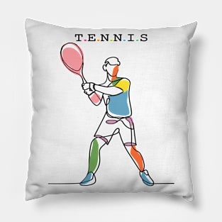 Tennis Sport Pillow