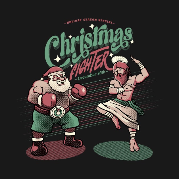 Holidays Fighting Jesus X Santa Claus by Tobe Fonseca by Tobe_Fonseca