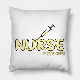 Nurse Midwife Yellow Pillow