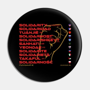 SOLIDARITY: Say ¿Qué? Top Ten Spoken (New York) Pin