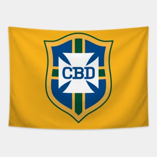 Pele Brasil 1970 CBD Soccer/Football Jersey (Front/Back Print) Tapestry
