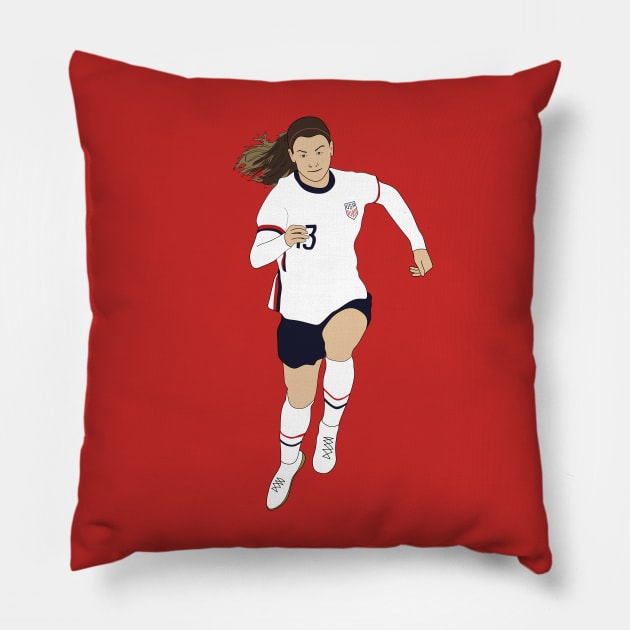 morgan the number 13 Pillow by rsclvisual