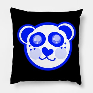 Blue Panda Pillow