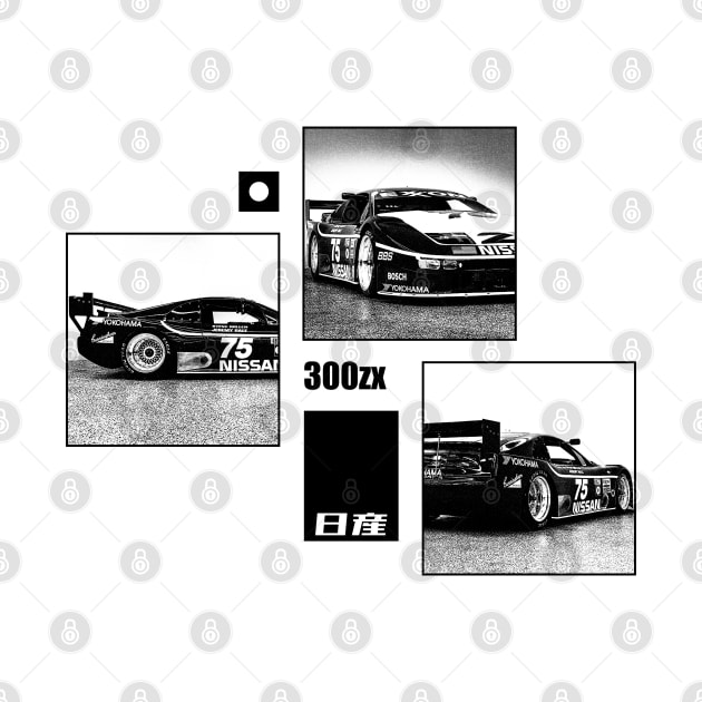 NISSAN 300ZX IMSA GTO Black 'N White Archive by Cero