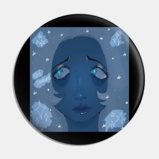 Blue Diamond Pin