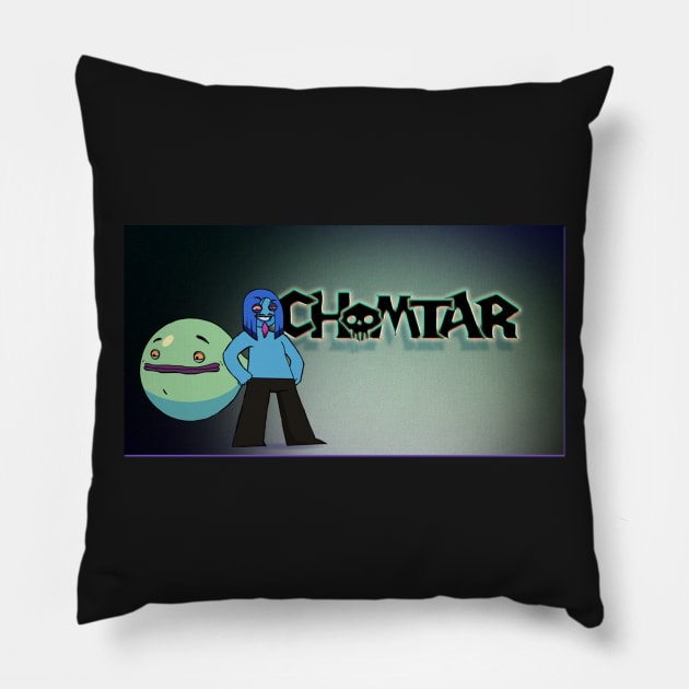 Chomtar and Dar Pillow by HeroMode