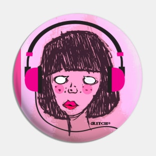 Gaming Girl Pin