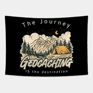 Geocaching: The Journey is the destination Tapestry