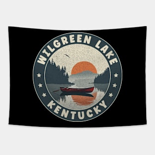 Wilgreen Lake Kentucky Sunset Tapestry