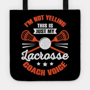 Funny Lacrosse Coaching Coach Gift Tote