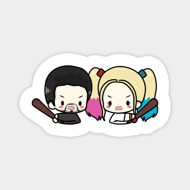 cute couple Magnet by MPArt