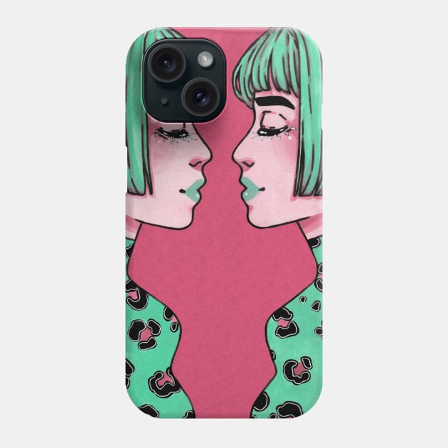 Hugs and Kisses Phone Case by bukkbianka