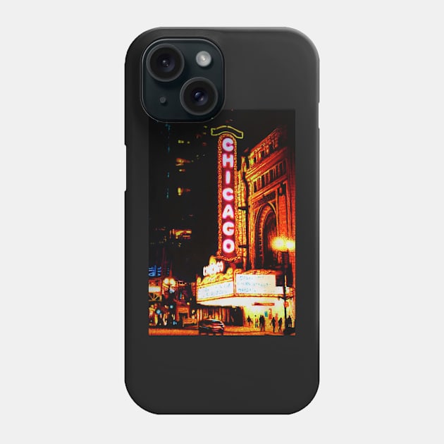 Chicago Theater Phone Case by JustianMCink