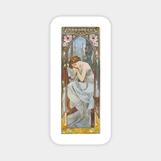 Alphonse Mucha - Nocturnal Slumber Magnet