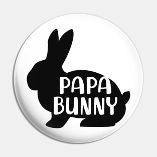 Papa Bunny Pin