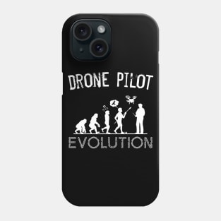 Drone - Drone Pilot Evolution Funny Silhouettes Phone Case