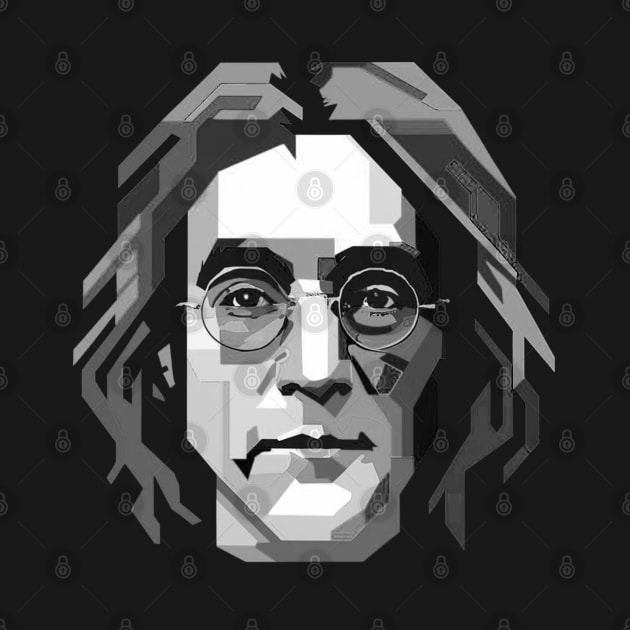 John Lennon WPAP by Aldrvnd