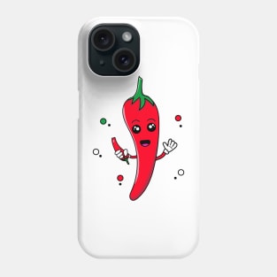 cartoon chili cute Phone Case