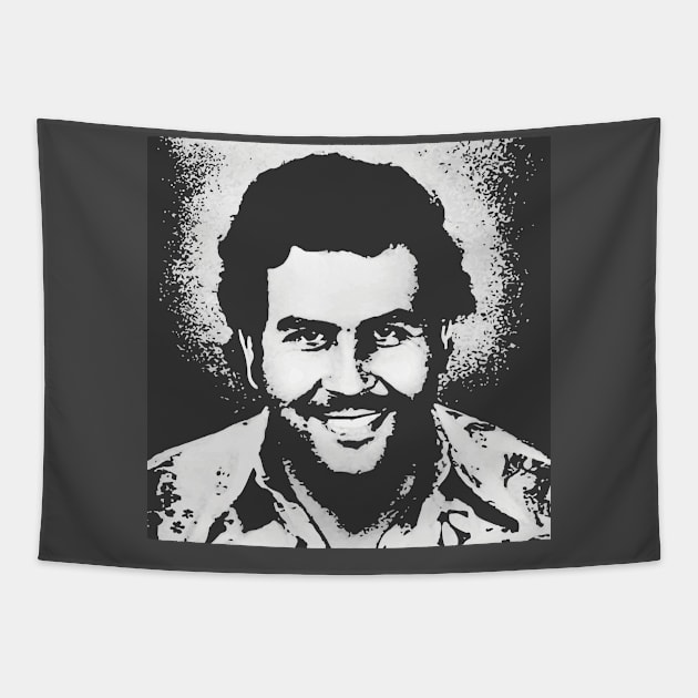 escobar smile Tapestry by tonycastell