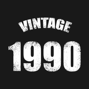 30th Birthday- Vintage 1990 30th Birthday T-Shirt